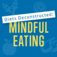 Infographic that says Diet's Deconstructed: Mindful Eating