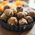 Peanut Butter Flax Oat Chocolate Chip Bites