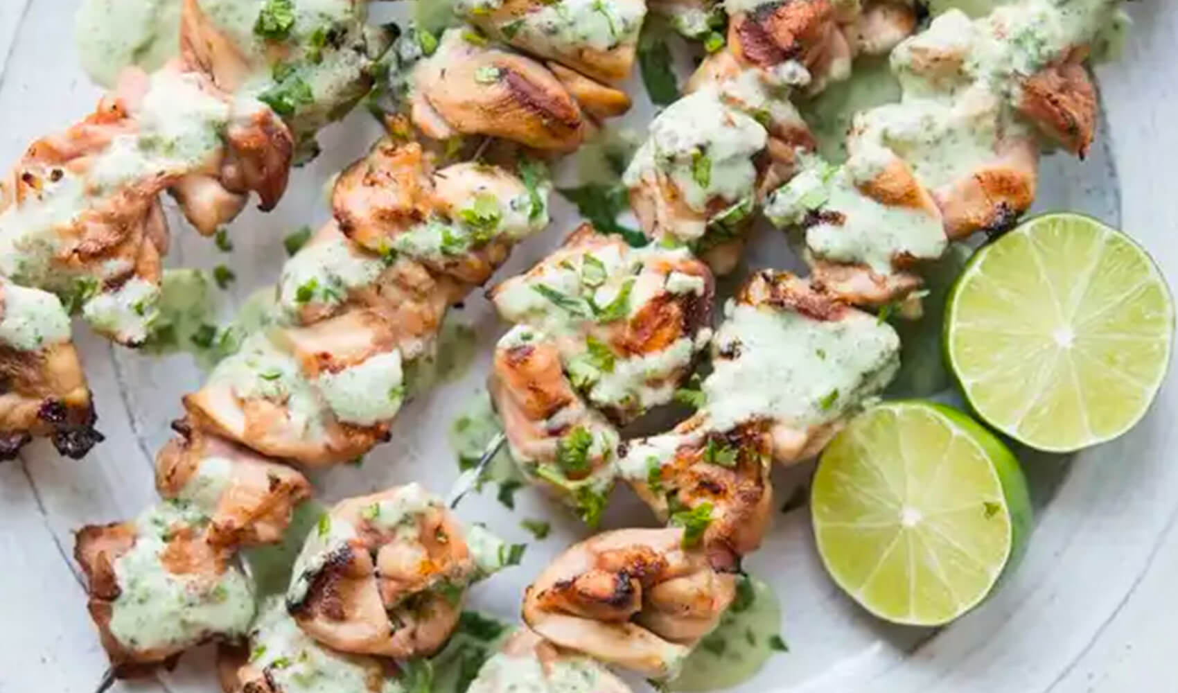 Citrus Chicken with Cilantro Garlic Sauce