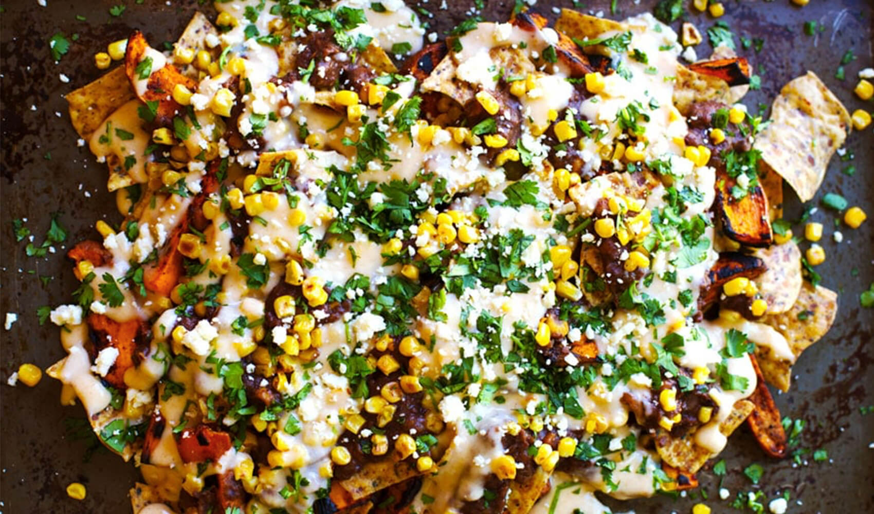 Healthy Grilled Sweet Potato Nachos