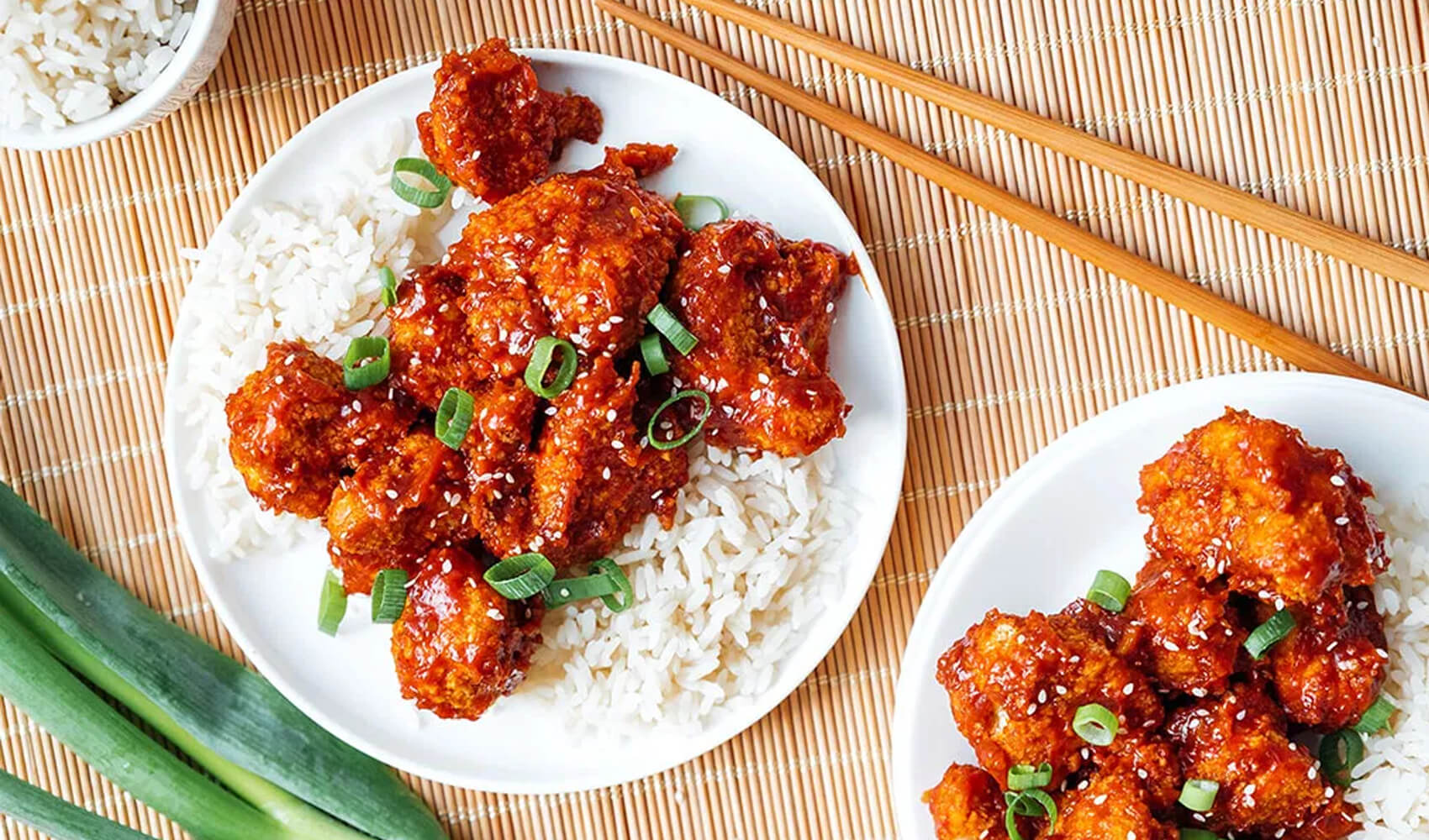 Baked General Tso’s Cauliflower