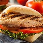 Grilled chicken sandwich