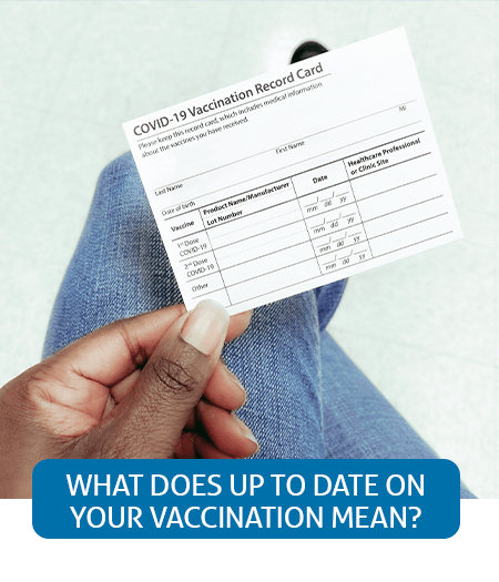 Go to Fast Facts page about What Does Up To Date On Your Vaccination Mean?