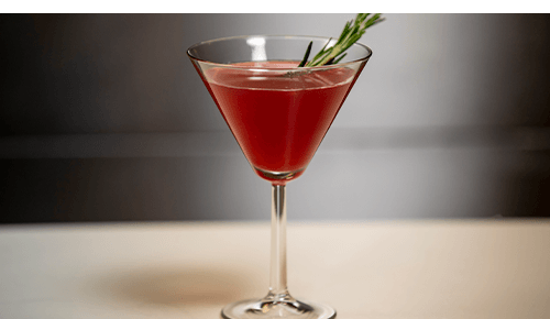 Blood Orange & Rosemary Mocktail