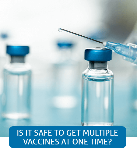 Go to Fast Facts page about getting multiple vaccines at one time Go to Fast Facts page about getting multiple vaccines at one time
