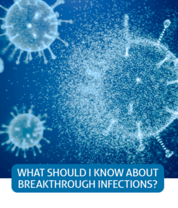 Go to Fast Facts page about breakthrough infections and the delta variant