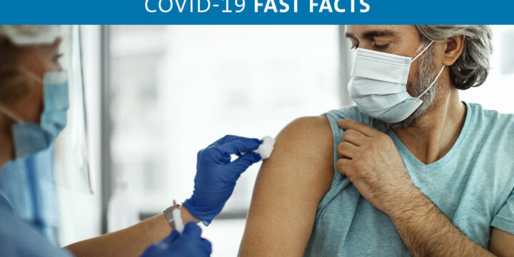 Person receiving a Bivalent booster shot