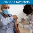 Person receiving COVID vaccine from doctor