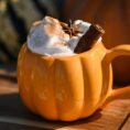homemade pumpkin spice latte