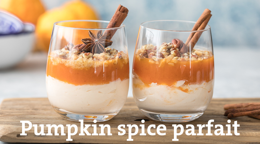 pumpkin spice parfait